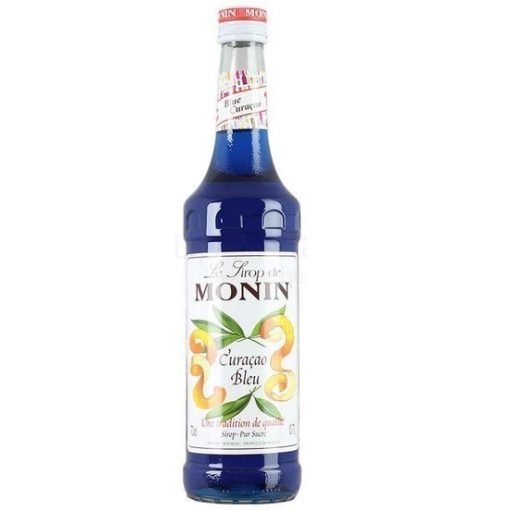 Sirô Curacao xanh hiệu MONIN - chai 70CL