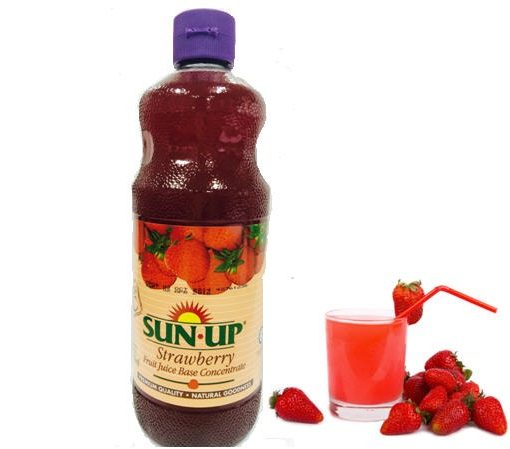 Nước ép Dâu tây đậm đặc hiệu Sun-Up chai 850ml