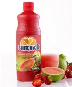 Nước ép Ổi Dâu đậm đặc hiệu Sunquick - chai 840ml