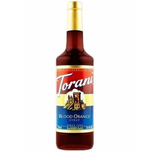 Sirô Cam đỏ Torani Blood Orange - chai 750ml
