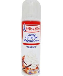 Kem tươi dạng xịt Elle&Vire Whipped Cream 250g