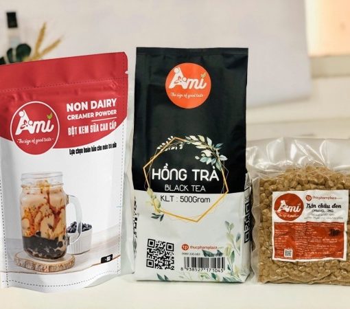 Combo Hồng trà sữa trân châu