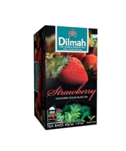 Trà vị Dâu tây hiệu Dilmah - hộp to 40g/20 túi lọc
