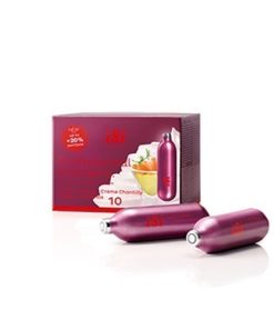 Gas N2O iSi dùng cho bình xịt kem tươi – hộp 10 viên màu tím