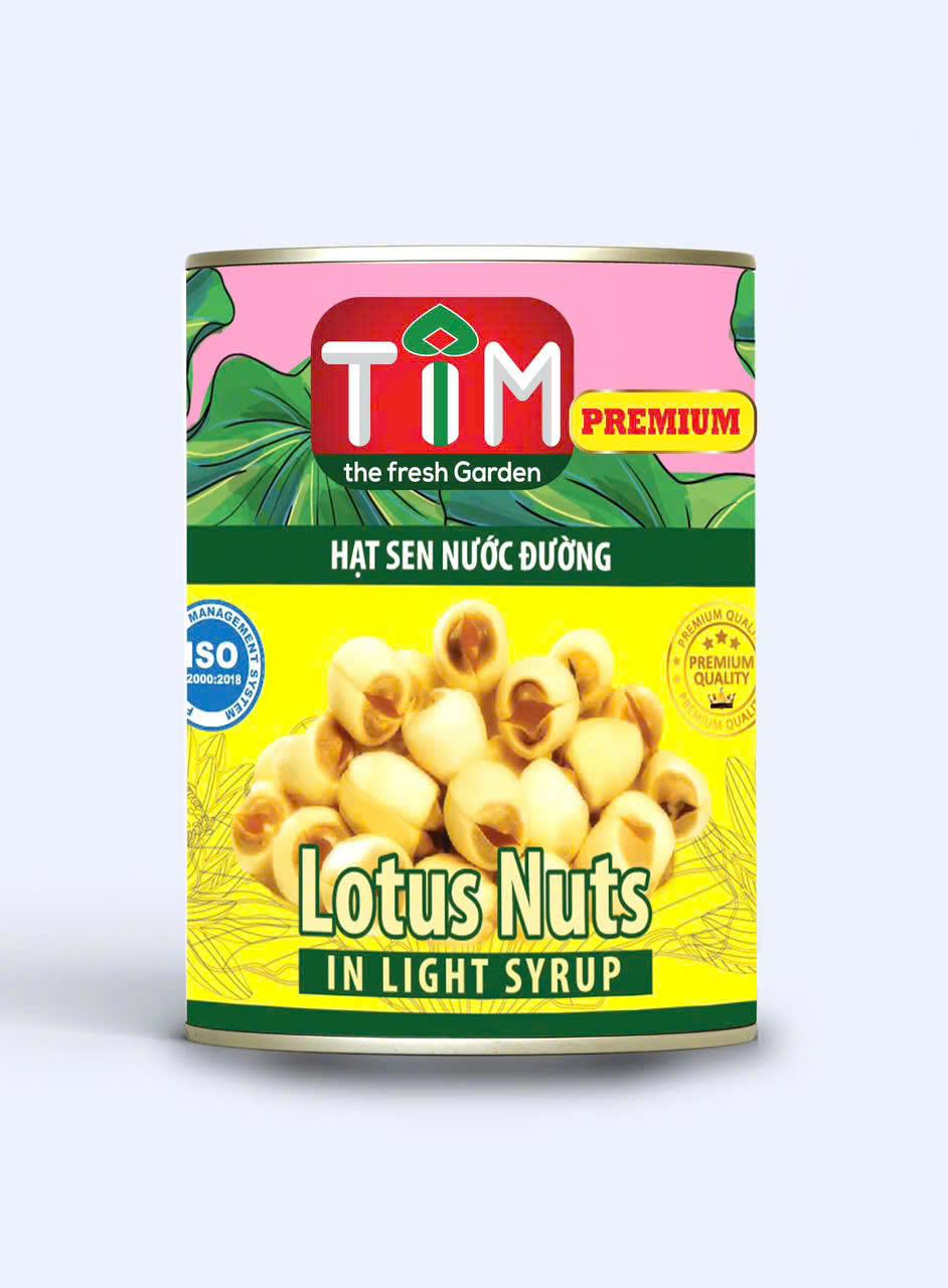 Hạt sen nước đường TIM hộp 560g