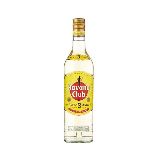 Rượu Rhum Havana Club Anejo 3 Anos vàng - chai 75cl