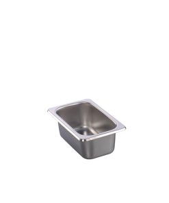 Khay đựng topping inox 1/9 kèm nắp code PC014