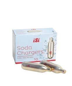 Khí gas bình xịt soda hiệu Isi - hộp 10 viên