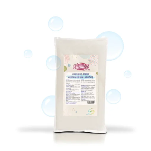 Hạt trân châu trắng 3Q EuroDeli Việt Nam Boba Ball nguyên vị - túi 2kg